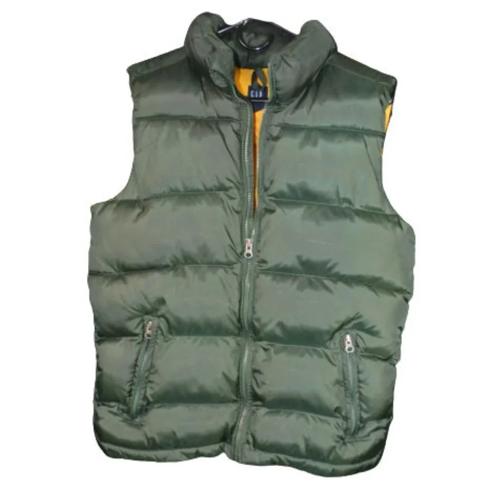 Gap Kids Dark Green Puffer Vest XXL (14-16)